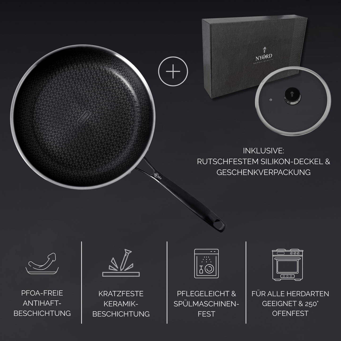 STAINLESS STEEL FRYING PAN