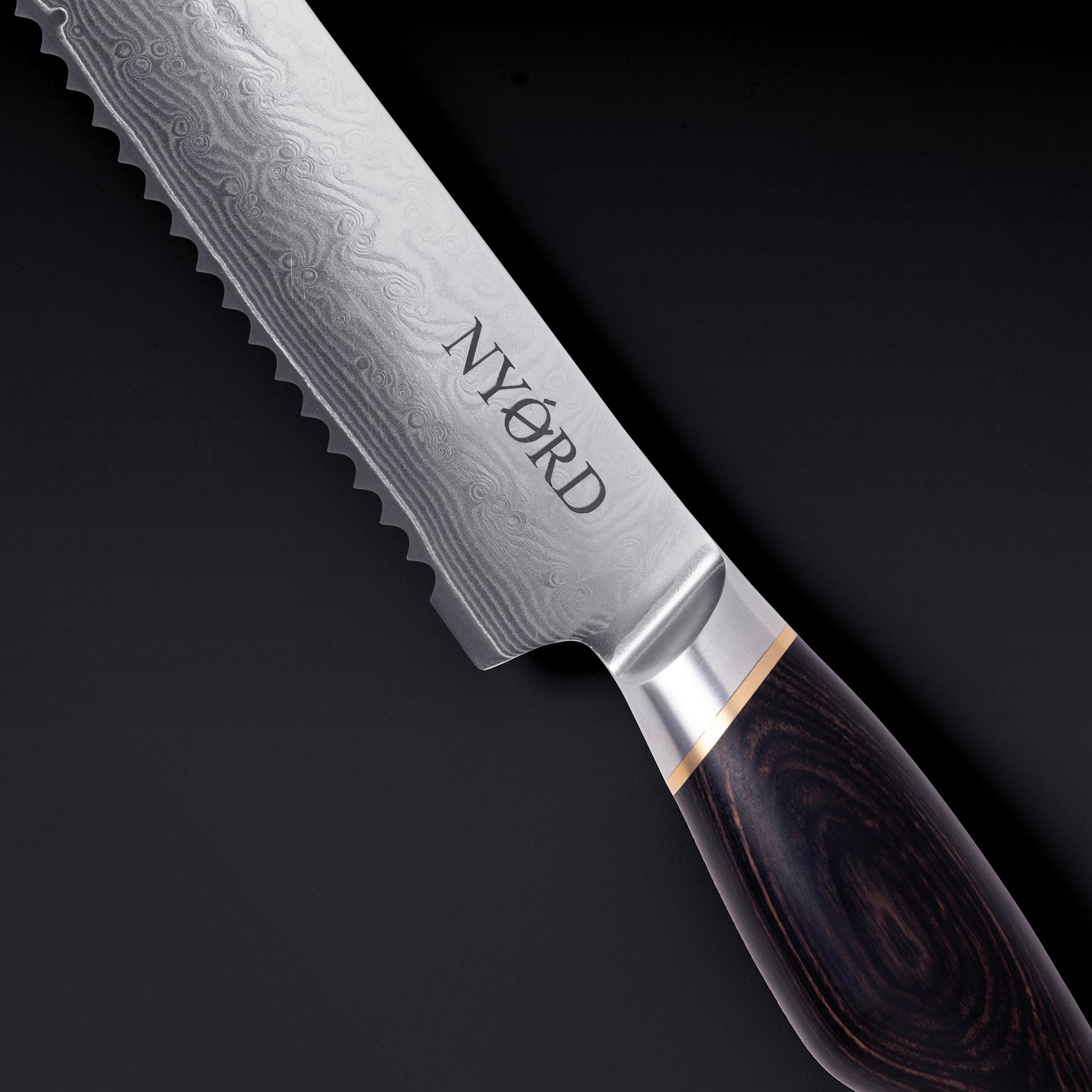 DAMAST BROTMESSER - NYORD - Nordic Quality