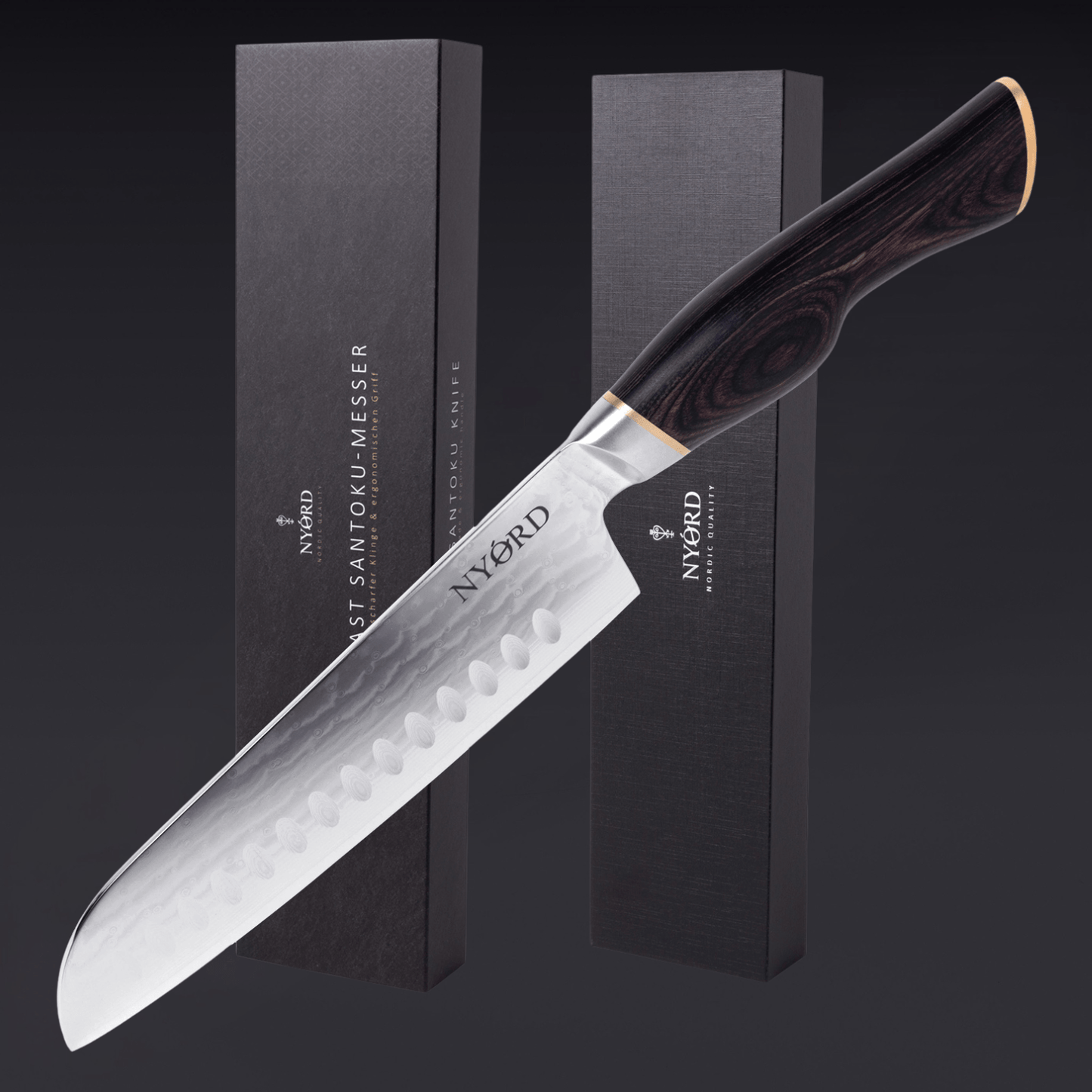 DAMASCUS SANTOKU KNIFE