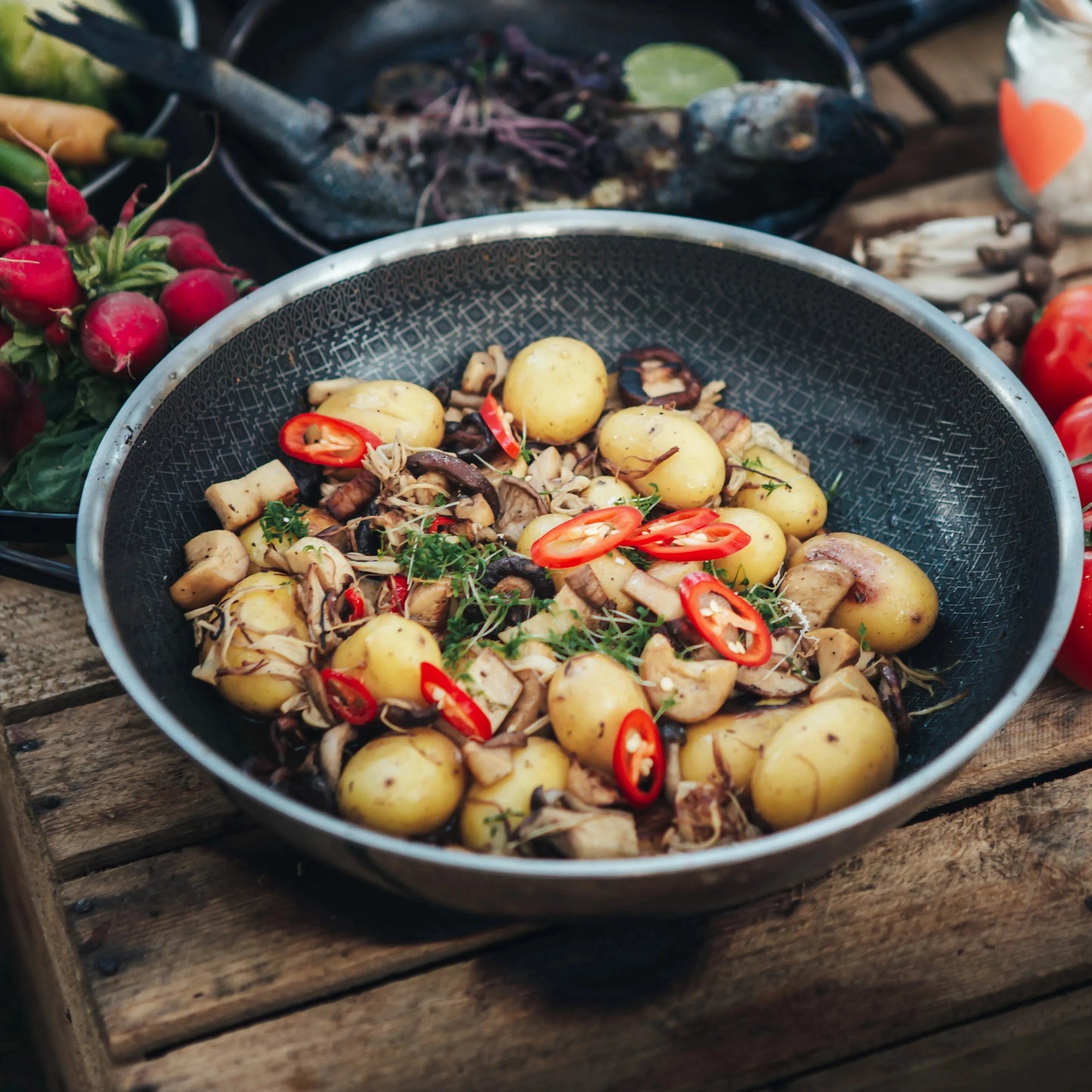 EDELSTAHL BRATPFANNE - NYORD - Nordic Quality