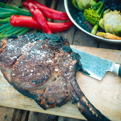 DAMASCUS SANTOKU KNIFE