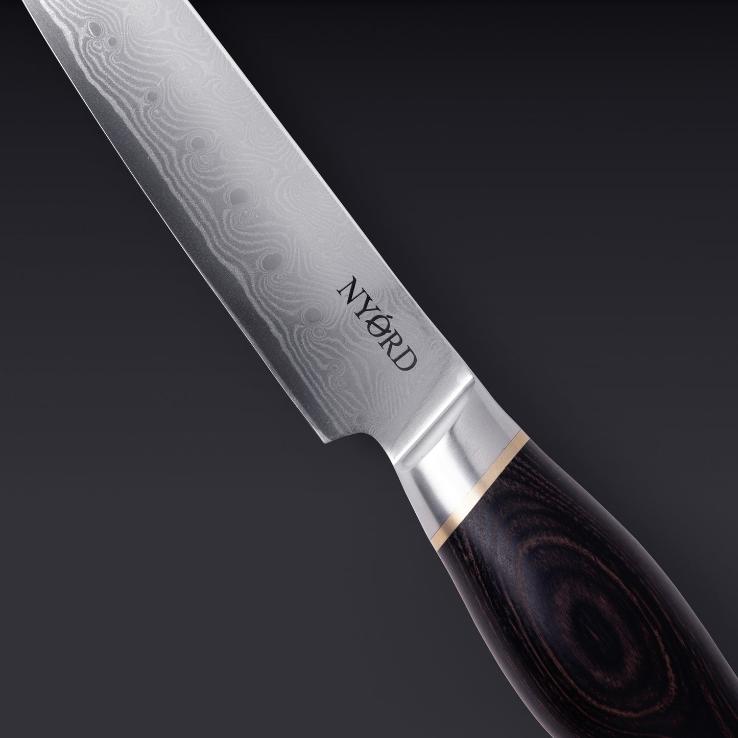 DAMASK KNIFE SET OF 3 WITH MAGNET KNIFE BLOCK