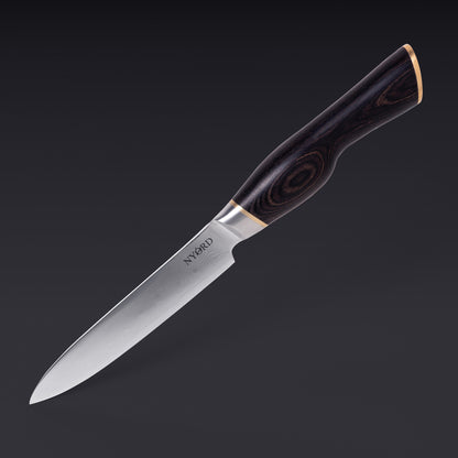 DAMASK KNIFE SET OF 3 WITH MAGNET KNIFE BLOCK